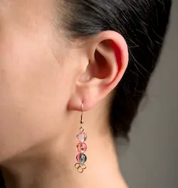 Pumpkin Beads Earrings